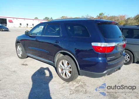 2012 Dodge Durango Crew from USA, damaged, VIN 1C4SDJDT0CC163600